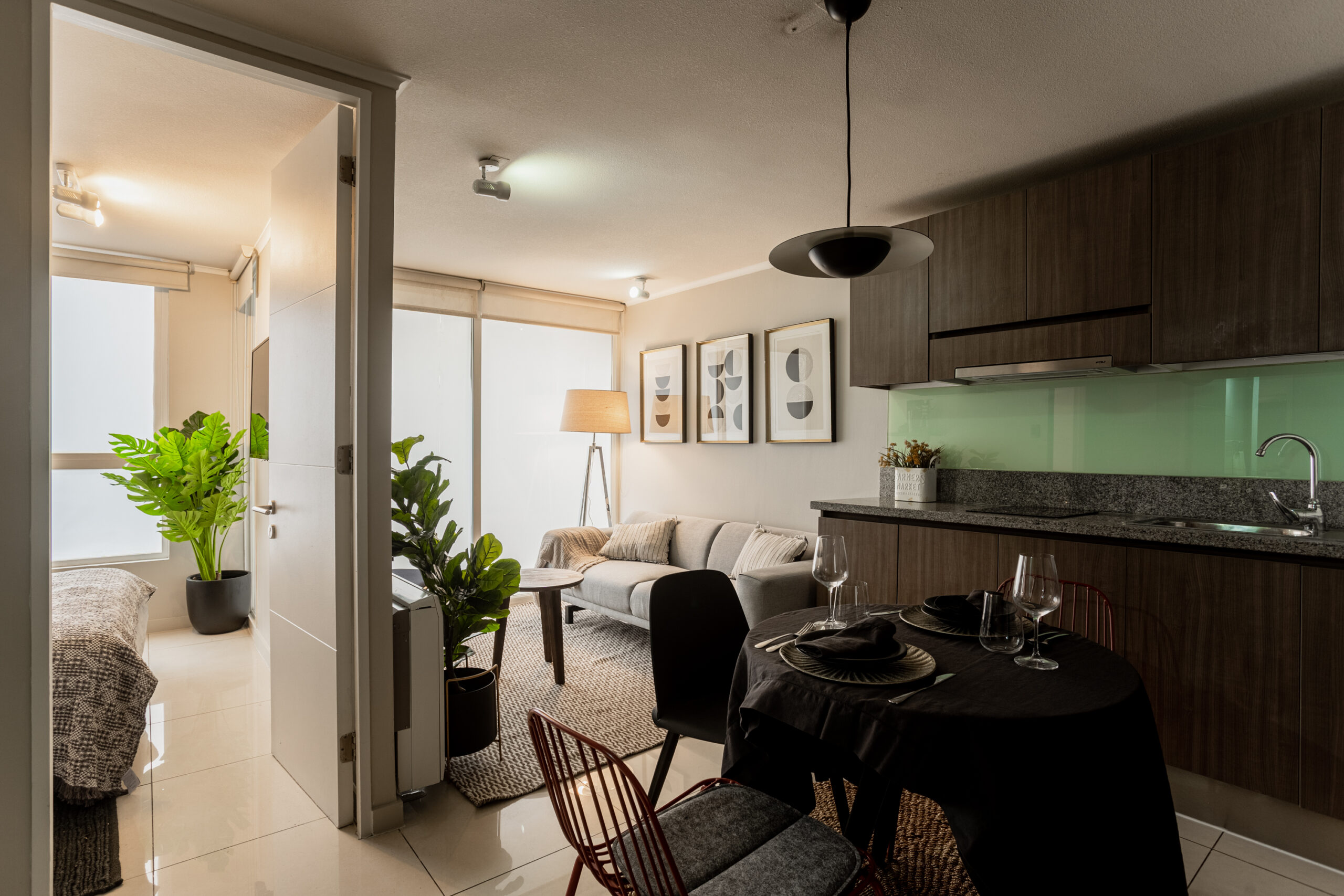 Arriendo Semi Equipado | 1d1b | Metro Santa Lucía