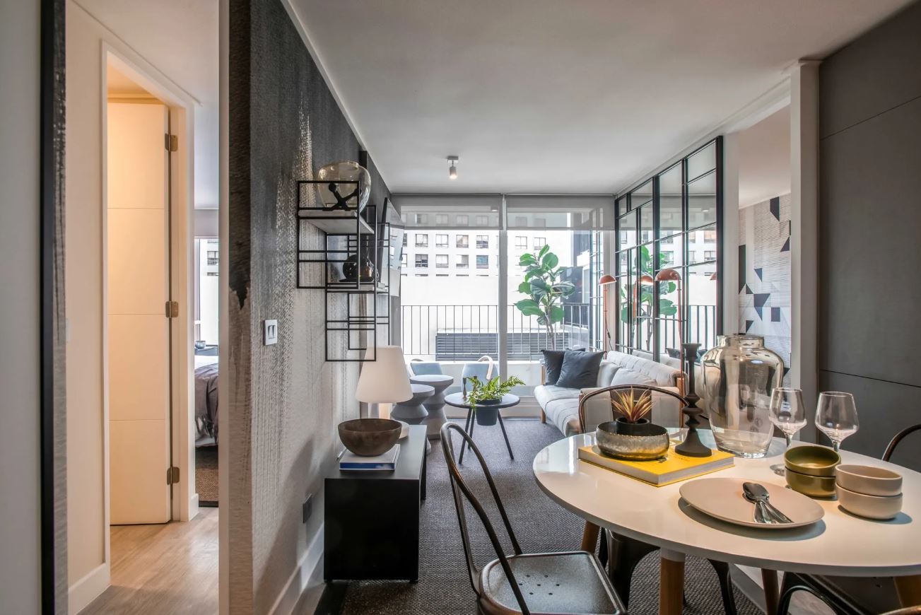 Arriendo Semi Amoblado | 2d1b | Metro Chile España